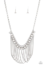 Load image into Gallery viewer, Flaunt Your Fringe Necklace - White - SassyChicGlitz