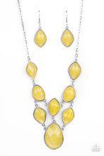 Load image into Gallery viewer, Opulently Oracle Necklace - Yellow - SassyChicGlitz