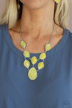 Load image into Gallery viewer, Opulently Oracle Necklace - Yellow - SassyChicGlitz