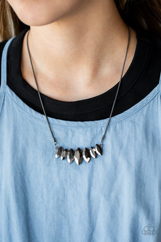 Leading Lady Necklace - Black - SassyChicGlitz