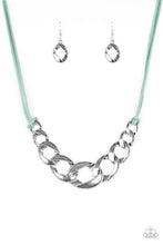 Load image into Gallery viewer, Naturally Nautical Necklace - Blue - SassyChicGlitz
