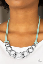 Load image into Gallery viewer, Naturally Nautical Necklace - Blue - SassyChicGlitz

