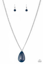 Load image into Gallery viewer, So Pop-YOU-lar Necklace - Blue - SassyChicGlitz
