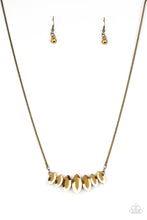 Load image into Gallery viewer, Leading Lady Necklace - Brass - SassyChicGlitz
