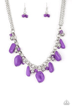 Load image into Gallery viewer, Grand Canyon Grotto Necklace - Purple - SassyChicGlitz
