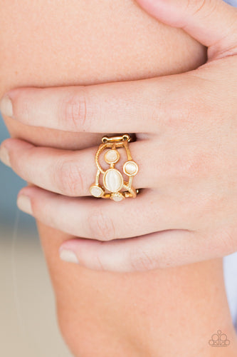 Moon Mood Ring - Gold - SassyChicGlitz