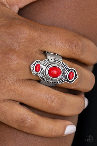 Dune Drifter Ring - Red - SassyChicGlitz