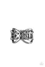 Load image into Gallery viewer, Infinite Fashion Ring - Black - SassyChicGlitz
