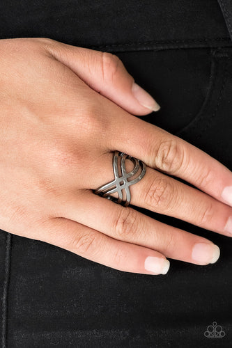 Infinite Fashion Ring - Black - SassyChicGlitz