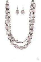 Load image into Gallery viewer, Ice Bank Necklace - Black - SassyChicGlitz

