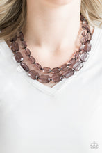 Load image into Gallery viewer, Ice Bank Necklace - Black - SassyChicGlitz
