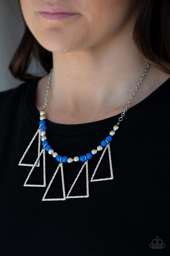 Terra Nouveau Necklace - Blue - SassyChicGlitz