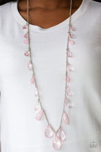Load image into Gallery viewer, GLOW And Steady Wins The Race Necklace - Pink - SassyChicGlitz
