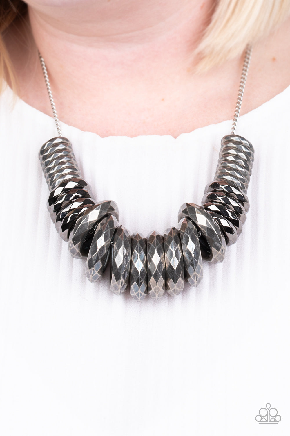 Haute Hardware Necklace - Silver - SassyChicGlitz