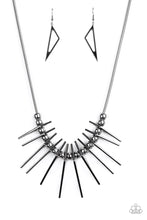 Load image into Gallery viewer, Fully Charged Necklace - Black - SassyChicGlitz
