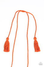 Load image into Gallery viewer, Between You and MACRAME Necklace - Orange - SassyChicGlitz
