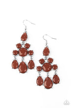 Load image into Gallery viewer, Afterglow Glamour Earrings - Brown - SassyChicGlitz
