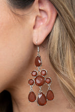 Load image into Gallery viewer, Afterglow Glamour Earrings - Brown - SassyChicGlitz
