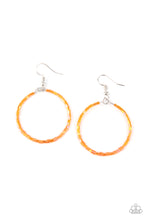 Load image into Gallery viewer, Colorfully Curvy Earrings - Orange - SassyChicGlitz
