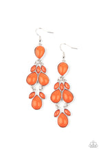 Load image into Gallery viewer, Superstar Social Earrings - Orange - SassyChicGlitz
