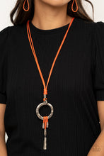 Load image into Gallery viewer, Tranquil Artisan Necklace - Orange - SassyChicGlitz
