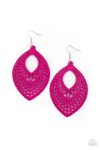 One Beach At A Time Earrings - Pink - SassyChicGlitz