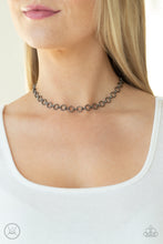 Load image into Gallery viewer, Insta Connection Choker Necklace - Black - SassyChicGlitz
