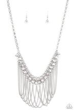 Load image into Gallery viewer, Flaunt Your Fringe Necklace - White - SassyChicGlitz
