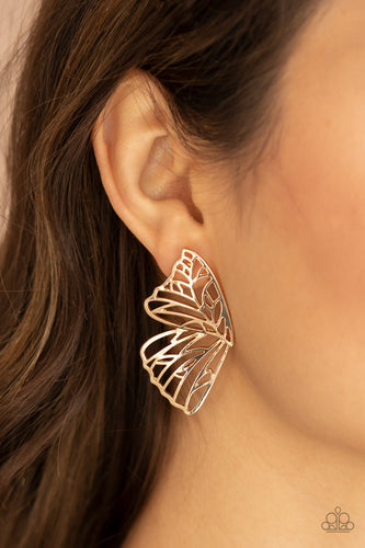 Butterfly Frills - Gold - SassyChicGlitz