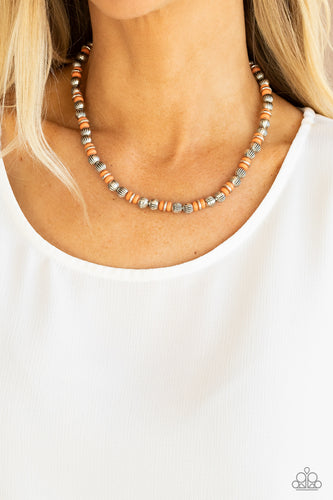 ZEN You Least Expect It Necklace - Orange - SassyChicGlitz