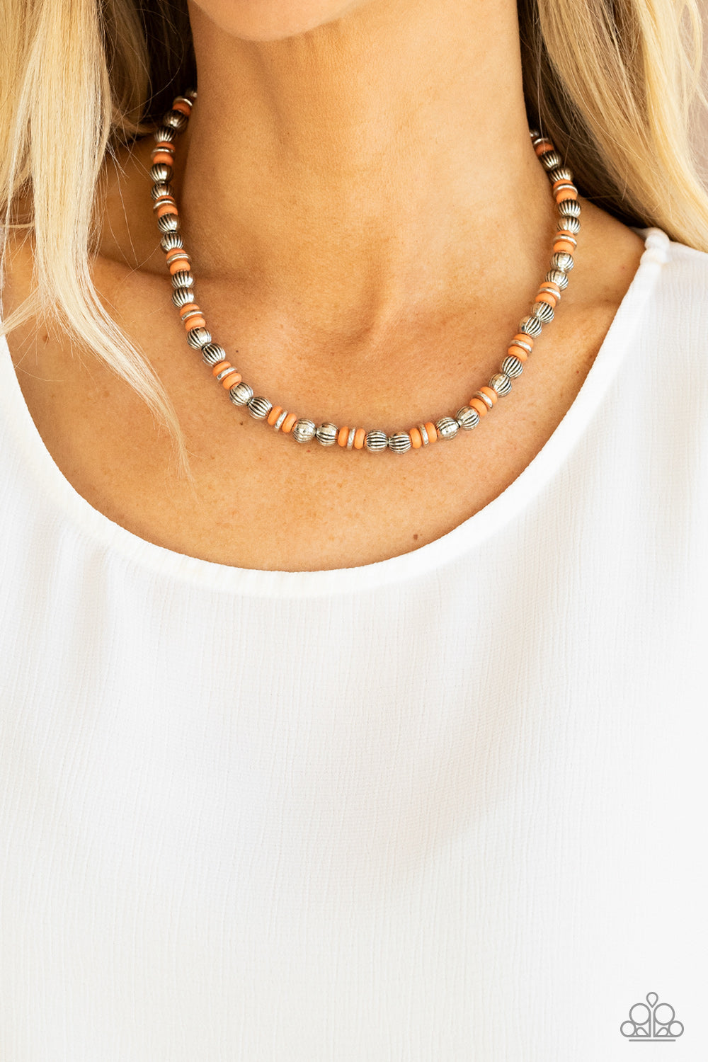 ZEN You Least Expect It Necklace - Orange - SassyChicGlitz