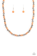 Load image into Gallery viewer, ZEN You Least Expect It Necklace - Orange - SassyChicGlitz
