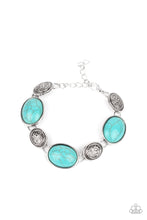 Load image into Gallery viewer, Cactus Country Bracelet - Blue - SassyChicGlitz
