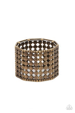 Load image into Gallery viewer, Cool and CONNECTED Bracelet - Brass - SassyChicGlitz
