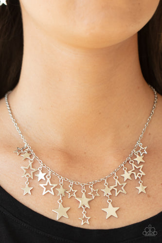 Stellar Stardom Necklace - Silver - SassyChicGlitz