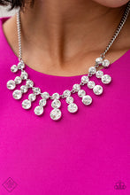 Load image into Gallery viewer, Celebrity Couture Necklace - White - SassyChicGlitz
