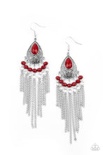 Load image into Gallery viewer, Floating on HEIR Earrings - Red - SassyChicGlitz
