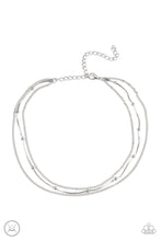 Load image into Gallery viewer, Subtly Stunning Choker Necklace- Silver - SassyChicGlitz
