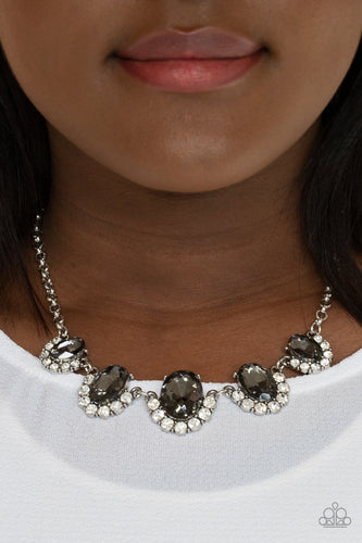 The Queen Demands It Necklace - Silver - SassyChicGlitz