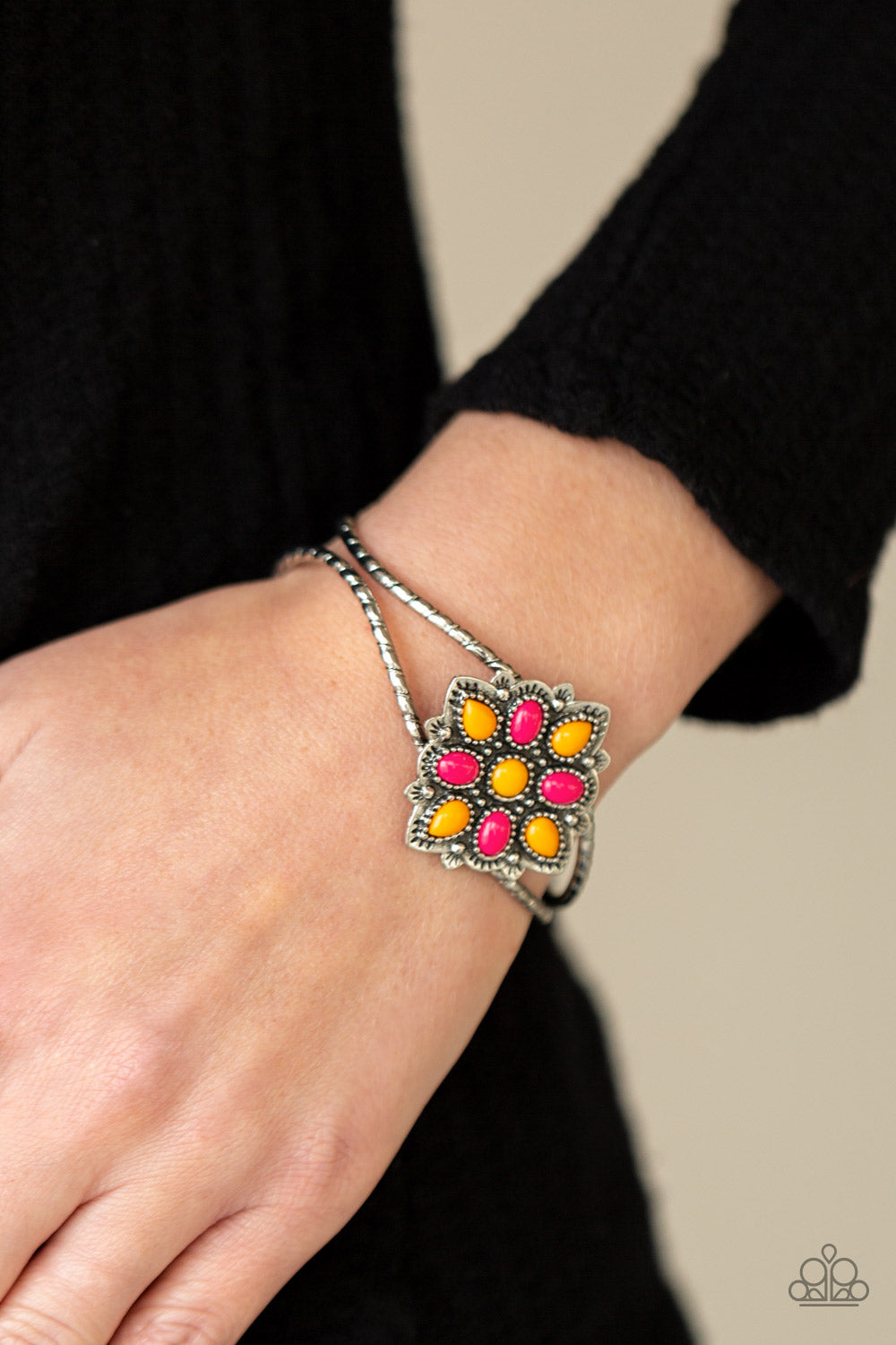 Happily Ever APPLIQUE Bracelet - Multi - SassyChicGlitz