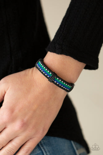Forging a Trail Bracelet - Blue - SassyChicGlitz