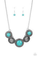 Load image into Gallery viewer, Canyon Cottage Necklace - Blue - SassyChicGlitz
