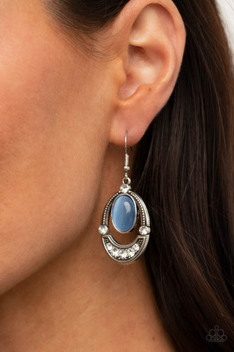 Serene Shimmer Earrings - Blue - SassyChicGlitz
