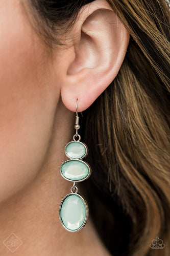 Tiers Of Tranquility Earrings - Blue - SassyChicGlitz