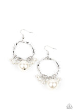 Load image into Gallery viewer, Delectably Diva Clipon Earrings - White - SassyChicGlitz
