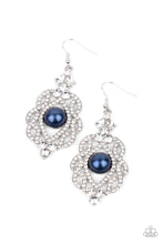 Load image into Gallery viewer, Rhinestone Renaissance Earrings - Blue - SassyChicGlitz
