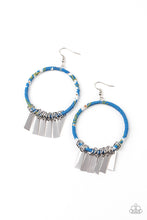 Load image into Gallery viewer, Garden Chimes Earrings - Blue - SassyChicGlitz
