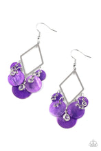 Load image into Gallery viewer, Pomp And Circumstance Earrings - Purple - SassyChicGlitz
