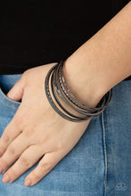 Load image into Gallery viewer, How Do You Stack Up? Bracelet - Black - SassyChicGlitz
