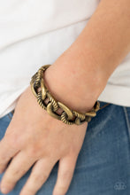 Load image into Gallery viewer, Bold Move Bracelet - Brass - SassyChicGlitz
